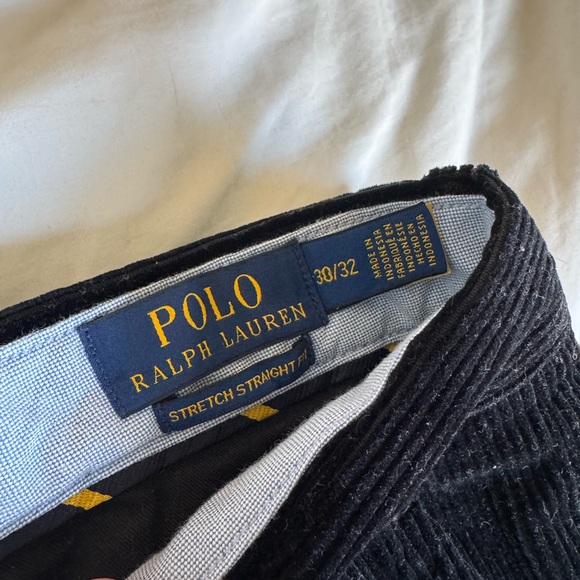 Polo Ralph Lauren Black Corduroy Pants - Picture 3 of 6